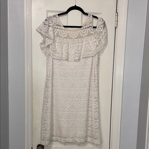Lilly Pulitzer White Lace Mini Dress